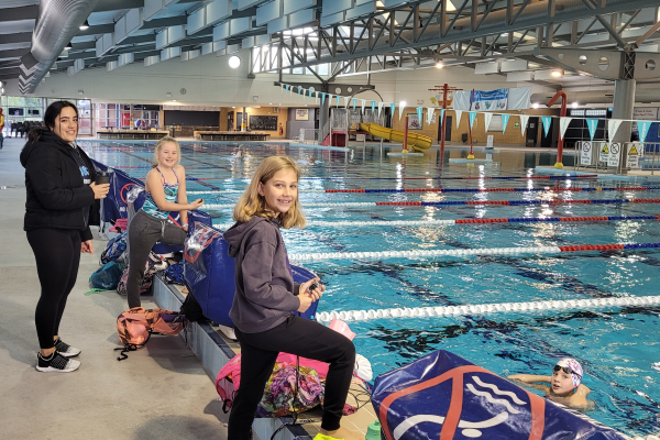 The Ripples St Marys outdoor pool overlooking the lap lanes
